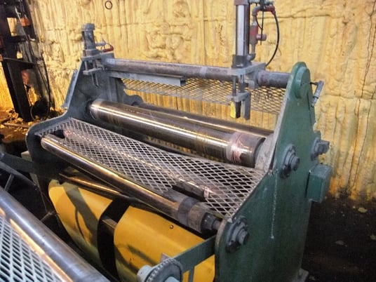 Joh. Peter Falter 48" Joh Peter Falter, calender sheet slitter with adjustable rotary blades - Image 4