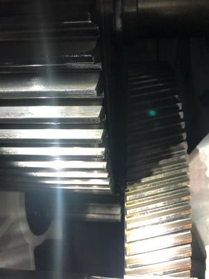 6" Krupp, cold feed rubber extruder, 18:1 L/D ratio, belt driven, power feed roll - Image 2