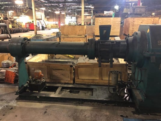 6" Krupp, cold feed rubber extruder, 18:1 L/D ratio, belt driven, power feed roll - Image 3