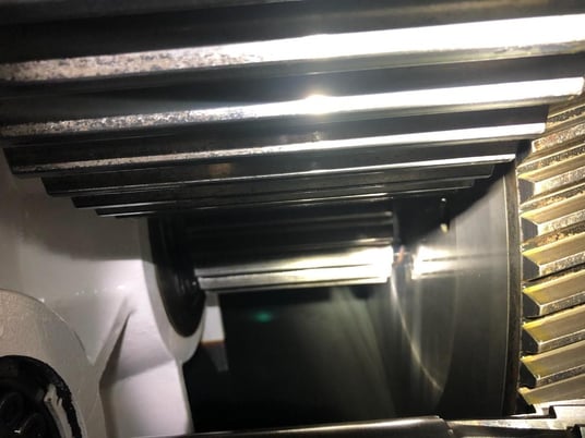 6" Krupp, cold feed rubber extruder, 18:1 L/D ratio, belt driven, power feed roll - Image 4