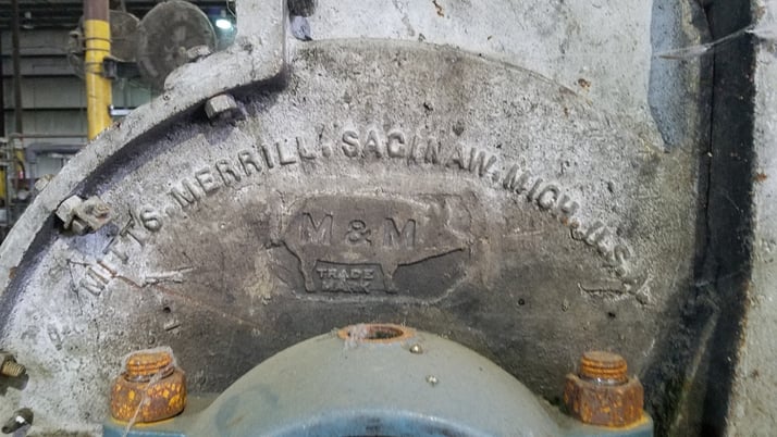 Mitts & Merrill Hog Mill, 5/8" screen, 150 HP, 895 RPM, mounted in unitized base - Image 3