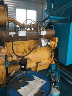 145 HP @ 1800 RPM, Caterpillar #G3306NA, Chicago Pneumatic FE 332A Compressor Package - Image 1