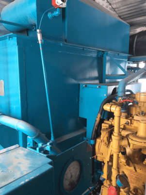 145 HP @ 1800 RPM, Caterpillar #G3306NA, Chicago Pneumatic FE 332A Compressor Package - Image 10