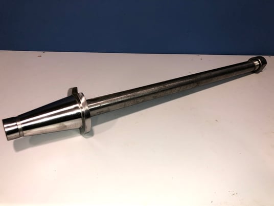 Cincinnati #1.5" x24", Milling Arbor, #50 Taper, 31" Overall Length, with Spacers & Running Bushing, 25 lb. - Image 4