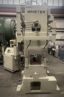 100 Ton, Minster #P2-100-42, 3" stroke, 17" Shut Height, 42" x 31" bed, 100-200 SPM, 4" adj., 1972 - Image 6