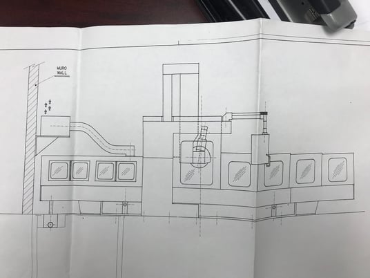 60" x 118" Favretto #MG-300-2T, Reciprocating Surface Grinder, 20" x 8" x 3.94" grinding wheel, 1995 - Image 8