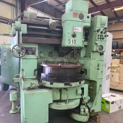 Fellows #36-6, vertical gear shaping machine with cutter elevation, 40" dia., 16.5" riser, 14" high riser - Image 2