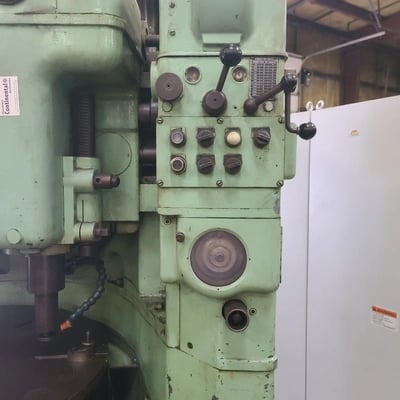 Fellows #36-6, vertical gear shaping machine with cutter elevation, 40" dia., 16.5" riser, 14" high riser - Image 3