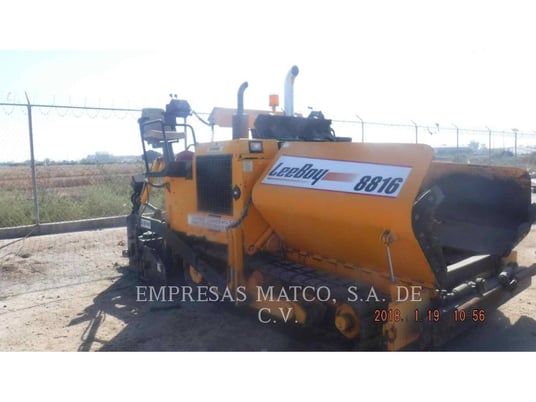 Lee-Boy 8816, Asphalt Paver, 1600 hours, S/N: 48712, 2009 - Image 3