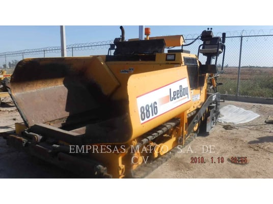 Lee-Boy 8816, Asphalt Paver, 1600 hours, S/N: 48712, 2009 - Image 4