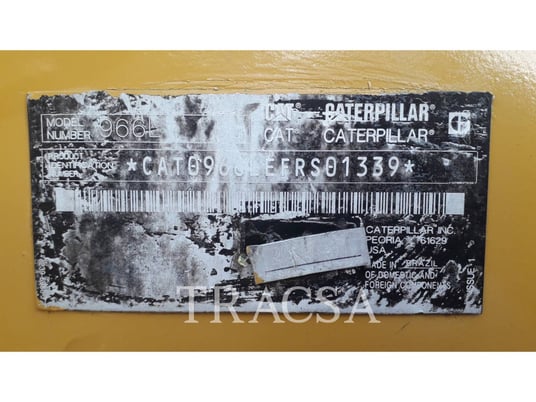 Caterpillar 966L, Wheel Loader, 11785 hours, S/N: FRS01339, 2017 - Image 6