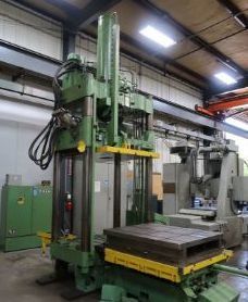 112 Ton, Reis #TUS-125-OK, hydraulic die spotting press, 53" stroke, 53" DL, 60" x 48" bed, flip out ram - Image 6