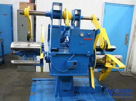 2500 lb. American Steel Line #70, double end coil reel, 18" width, 60" outside dimensions, 14"-21" ID, 1990 - Image 5