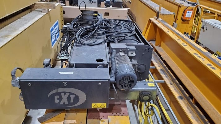 20 Ton, Kone, 57' lift, class D, VFD trolley, 108" gauge, 460 V., 2006, #2316 - Image 1