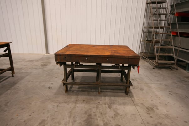 Welding Table, 48" x 60-3/4", 1/2" thick, 36" high - Image 1