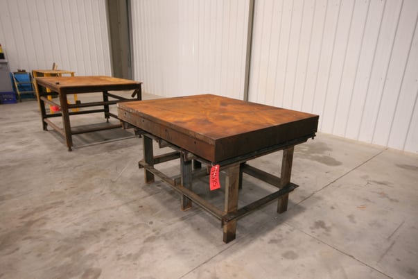 Welding Table, 48" x 60-3/4", 1/2" thick, 36" high - Image 3