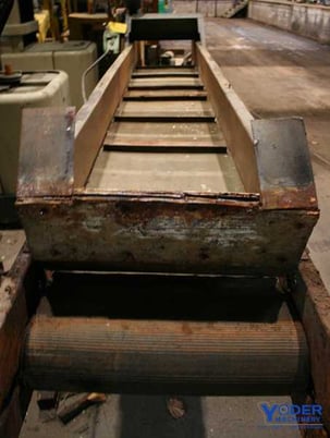 22-3/4" x 10' Belt type chip conveyor, 1-1/2" height of flights, 1725 RPM, 3/4 HP, #61210 - Image 3