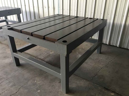 Work Table, Grove type T, 72 x 62 table - Image 2