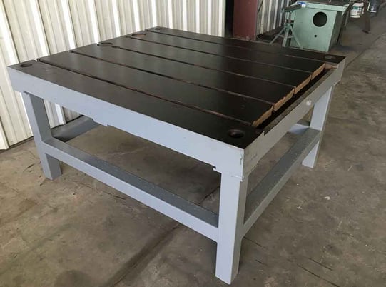 Work Table, Grove type T, 72 x 62 table - Image 3