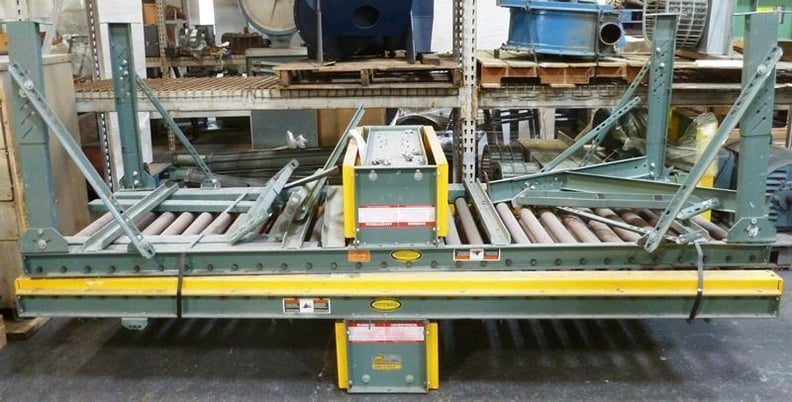 48" wide x 20' long, Roller conveyor, 16 galvanized 1.9" dia rolls, 1 HP, 225 lb linear ft - Image 2