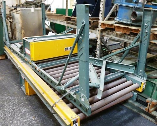 48" wide x 20' long, Roller conveyor, 16 galvanized 1.9" dia rolls, 1 HP, 225 lb linear ft - Image 3