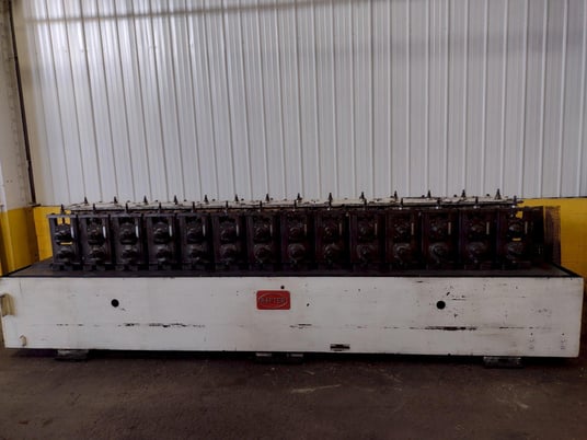 14 Stand, Rafter #WB-14, Rollformer, 3" arbor, 14" roll space, 1998 - Image 3