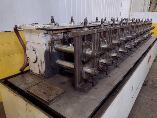 14 Stand, Rafter #WB-14, Rollformer, 3" arbor, 14" roll space, 1998 - Image 5