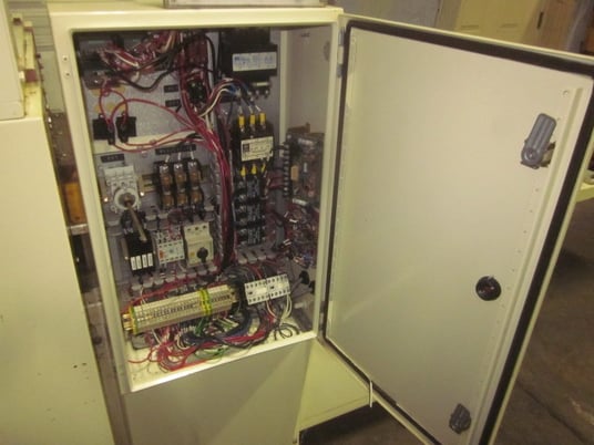 Ameripak #S60, horizontal flow wrapper, 90 PPM, adjust feed box, heaters, on casters - Image 8