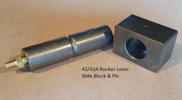 Stokes R4 526 Replacement Parts: 42/42A, Rocker Lever Slide Block and Slide Block Pin - Image 1