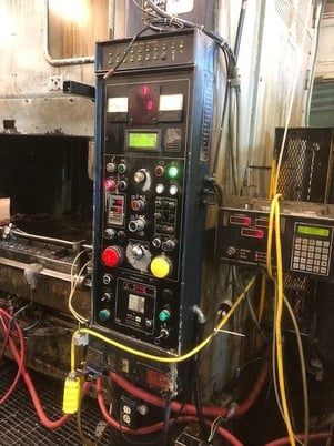 220 Ton, Aida #PMX-L2-200, 7.8" stroke, 18.7" SDAU, 3.93" adj., 50-120 SPM, 1991 - Image 5