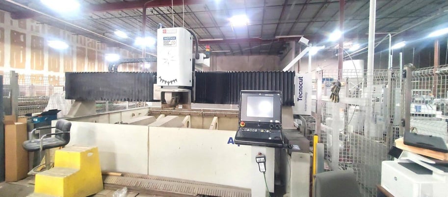 CMS #Aquatec-3400+3400, 5-Axis Twin Table CNC Waterjet System, 13' x 22', 2017 - Image 2