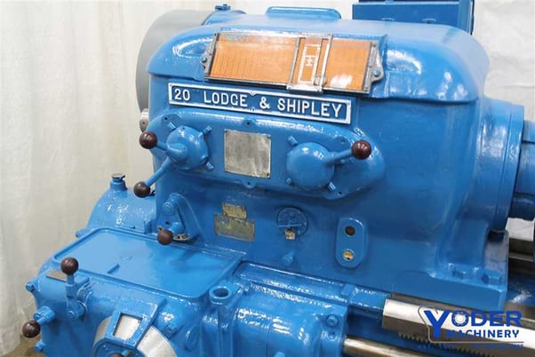 20" x 150" Lodge & Shipley, engine lathe, 14" swing over cross slide, 4-jaw 15" chuck, 20 HP, #58203 - Image 2