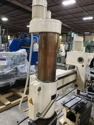 3' -9" Enco #128-4010, radial drill, 2 HP, 220 V., 3-phase, coolant pump - Image 3