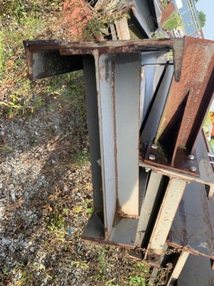 Steel I-Beams, 33" height, 11" flat, 1/2" Webb, 15" Channel - Image 5