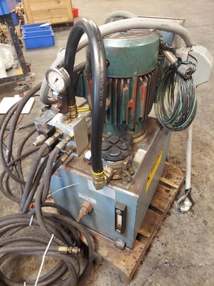 3 Hp Continental Hydraulics #polypac, Hydraulic Power Unit, 10 Gallon 