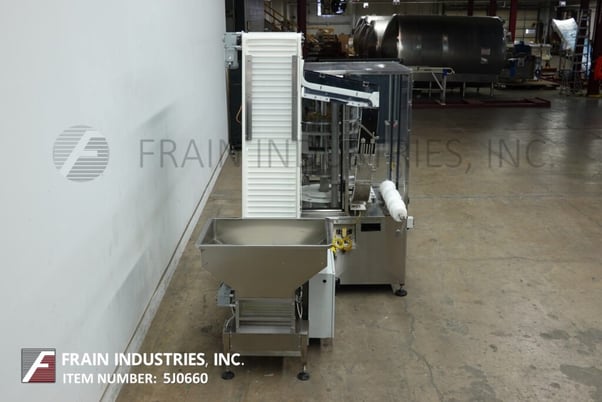 New England #NEPMT/TC-2, 3 head Stainelsss Steel rotary chuck capper, mounted on Stainless Steel frame with - Image 3