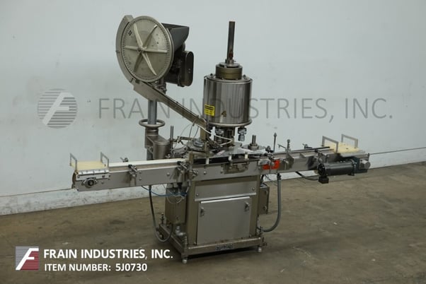 Consolidated / Pneumatic Scale #C-F-4, Stainless Steel, automatic, 4 head rotary chuck capper, with capacity - Image 1