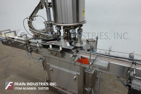 Consolidated / Pneumatic Scale #C-F-4, Stainless Steel, automatic, 4 head rotary chuck capper, with capacity - Image 2