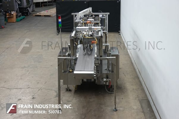 Hamrick #300D, automatic Stainless Steel drop case packer, 15 cycles per minute, AB PLC controller & AB swing - Image 4
