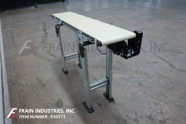 12" wide x 5' long, Dorner #2200, aluminum frame belt conveyor, vari-speed controller - Image 2