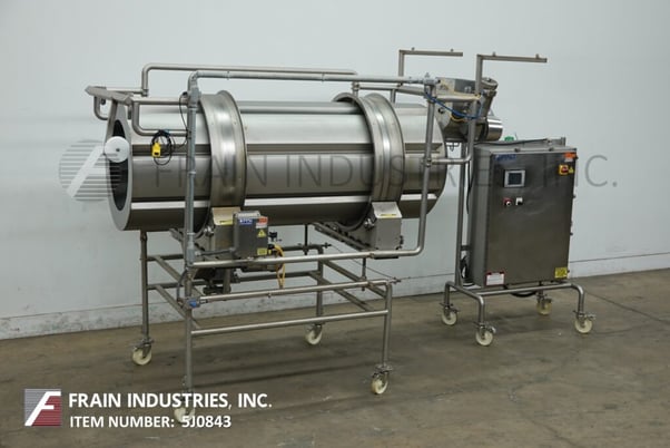 PPM Inc., soft flight, 36" OD, Stainless Steel continuous motion coating drum, AB controller & touch screen - Image 5