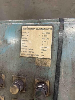 Shalco #U900, shell core machine control panel - Image 1
