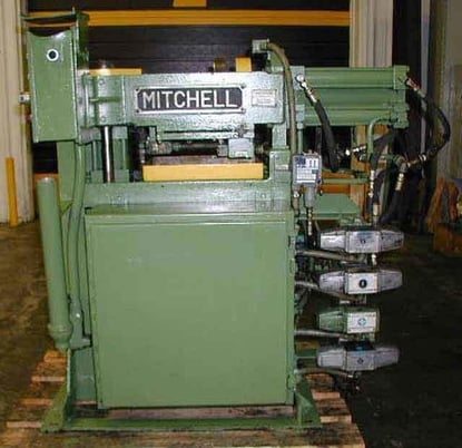 Mitchell, 2", in line hydraulic push pointer, 2-die, 7-1/2 HP, 12500 lb., 1982 - Image 1