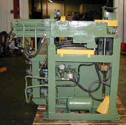 Mitchell, 2", in line hydraulic push pointer, 2-die, 7-1/2 HP, 12500 lb., 1982 - Image 3