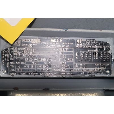 14 psi, Gardner Denver #GAFMCRA, PD blower package, 30 HP - Image 4