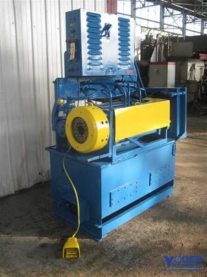 3" Reasenler #3, I/O tube end former, 4 segment type, hydraulic accuated, rebuilt 1998, #55365 - Image 1