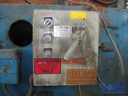 60" x .15" Feed-Lease #DFL4-60-24, straightener & double gripper air feeder, #61844 - Image 4