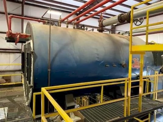 600 HP Hurst 600-HP, Wood-Fired Boiler, 300 psi, 20700lb./hr., 1999 - Image 1