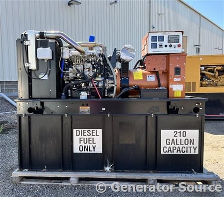 60 KW Generac #0048123, diesel generator, open, 120/240 Volts, 996 hours, #89285 - Image 1