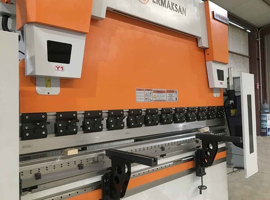 110 Ton, Ermaksan #Power-Bend-Falcon-2600-100, 8' 6" OA, 86" between housing, 10.8" stroke, 16" throat - Image 5